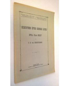 Kirjailijan C. G. von Christierson käytetty kirja Beskrifning öfver Gerknäs säteri intill 20:nde seklet