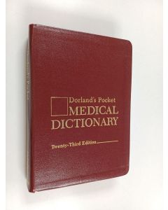käytetty kirja Dorland's pocket medical dictionary