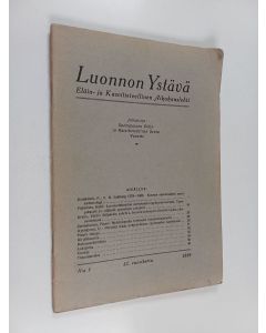 käytetty teos Luonnon ystävä 1/1929