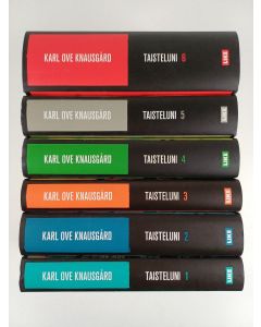 Kirjailijan Karl Ove Knausgård käytetty kirja Taisteluni 1-6