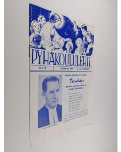 Kirjailijan T. J. Vauramo käytetty teos Pyhäkoululehti 10/1956