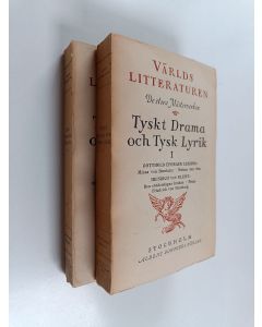 Kirjailijan Fredrik Böök käytetty kirja Tysk drama och tysk lyrik 1-2