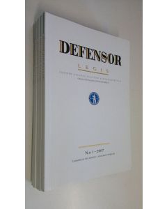 käytetty kirja Defensor legis vuosikerta 2007 (6 lehteä)