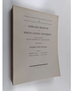 käytetty kirja Samlade skrifter av Johan Ludvig Runeberg : Femte delen : Fänrik Ståls sägner
