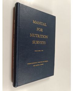 käytetty kirja Manual for nutrition surveys