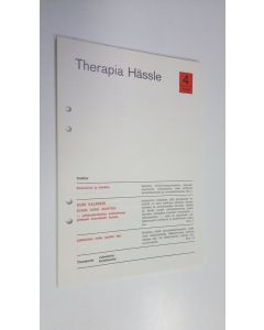 käytetty kirja Therapia Hässle n:o 4/1969