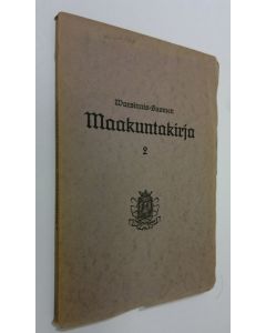 käytetty kirja Varsinais-Suomen maakuntakirja 2