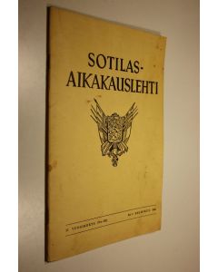 käytetty teos Sotilasaikakauslehti : Upseeriliiton julkaisu n:o 2/1962