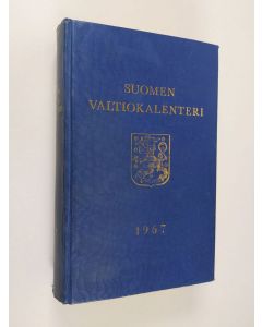 käytetty kirja Suomen valtiokalenteri 1967