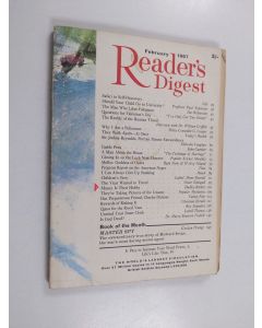 käytetty kirja Reader's Digest February 1967