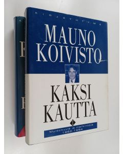Kirjailijan Mauno Koivisto käytetty kirja Kaksi kautta 1-2