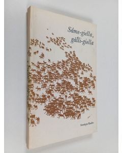 Kirjailijan Nils Erik Hansegård käytetty kirja Sámi-giella, Gål'li-giella. Lapsk Kursbok