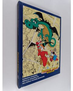 Kirjailijan Walt Disney käytetty kirja Parhaat sarjat 43 : Kultainen keskiaika ; Mikki ja viisauden kivi ; Aku Ankka vieraalla planeetalla