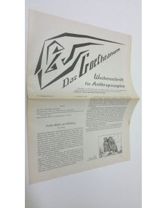 Tekijän Martin Barkhoff  käytetty teos Das Goetheanum nr. 42/1988 : Wochenschrift fur Anthroposophie