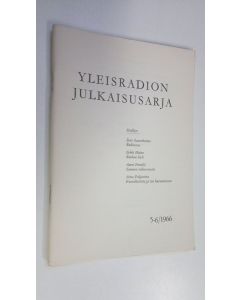 käytetty teos Yleisradion julkaisusarja 5-6/1966