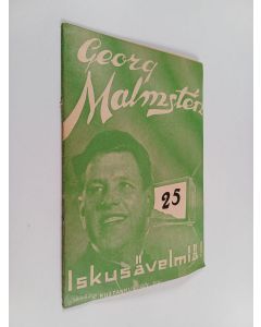 Kirjailijan Georg Malmsten käytetty teos Isku-sävelmiä : 25 vihko