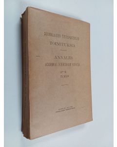 käytetty kirja Suomalaisen tiedeakatemian toimituksia : sarja B nide 22 = Annales academiae scientiarum Fennicae : sarja B nide 22