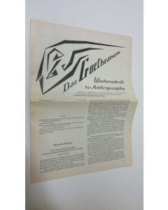Tekijän Martin Barkhoff  käytetty teos Das Goetheanum nr. 18/1989 : Wochenschrift fur Anthroposophie