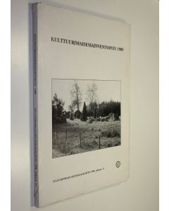 käytetty kirja Kulttuurimaisemainventointi 1989