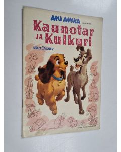 Kirjailijan Walt Disney käytetty teos Aku Ankka 52B/1984 : Kaunotar ja kulkuri