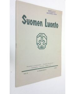 käytetty teos Suomen luonto n:o 2/1956 : Luonnonsuojelun äänenkannattaja