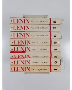 Kirjailijan V. I. Lenin käytetty kirja Valitut teokset 1-8