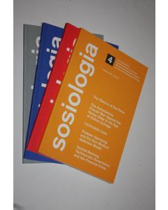 käytetty kirja Sosiologia 1-4/2015 (vuosikerta) : Westermarck-seuran julkaisu