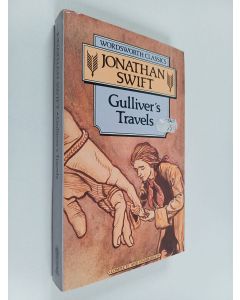 Kirjailijan Jonathan Swift käytetty kirja Gulliver's travels