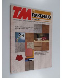 käytetty teos Tekniikan maailma 7B/1987 : rakennusmaailma