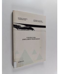 käytetty kirja Näkökulmia johtamistutkimukseen