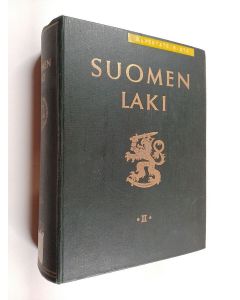 käytetty kirja Suomen laki 1972 osa 2