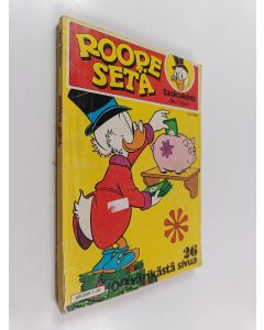 Kirjailijan Walt Disney käytetty kirja Roope-setä 10/1981