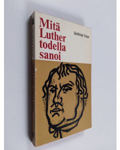 Kirjailijan Gottfried Fitzer käytetty kirja Mitä Luther todella sanoi