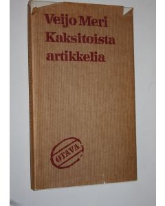 Kirjailijan Veijo Meri käytetty kirja Kaksitoista artikkelia