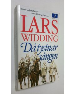 Kirjailijan Lars Widding käytetty kirja Då tystnar sången