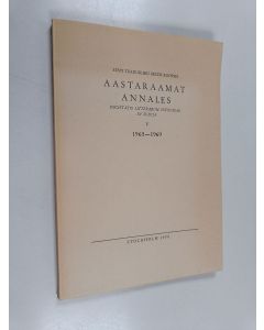 käytetty kirja Eesti Teadusliku Seltsi Rootsis Aastaraamat : Societatis litterarum estonicae in svecia, V 1965-1969