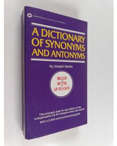 Kirjailijan Joseph Devlin käytetty kirja Dictionary of Synonyms & Antonyms