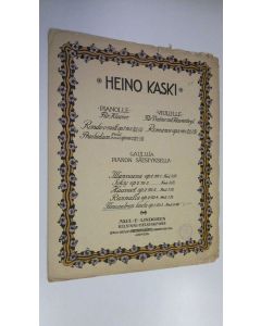 Kirjailijan Heino Kaski käytetty teos Timandran laulu