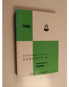 käytetty kirja Agronomiliiton vuosikirja 1988