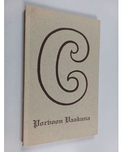 Kirjailijan Maunu Harmo käytetty kirja Porvoon vaakuna : tutkielma