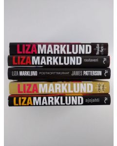 Kirjailijan James Patterson & Liza Marklund käytetty kirja Liza Marklund-paketti 5 kpl : Prime time ; Ajojahti ; Studio Sex ; Rautaveri ; Postikorttimurhat