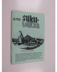 käytetty teos Sukuvakka 2 / 2003