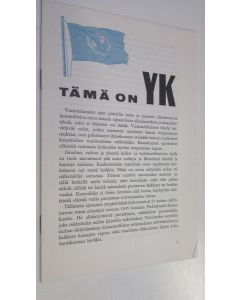 käytetty teos Tämä on YK