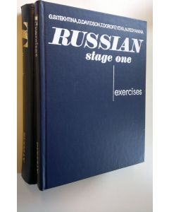 Kirjailijan G. Bitekhtina & D. Davidson käytetty kirja Russian stage one Textbook & Exercises Book
