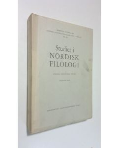 Kirjailijan Rolf Pipping käytetty kirja Studier i nordisk filologi Bd 53 : Ordspråksstudier 2: 3 B