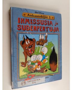 Kirjailijan Walt Disney & Carl Barks käytetty kirja Ihmissusia ja sudenpentuja