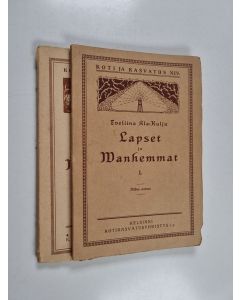 Kirjailijan Eveliina Ala-Kulju käytetty kirja Lapset ja vanhemmat 1-2