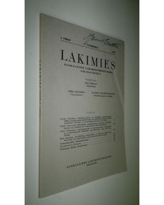 käytetty kirja Lakimies 1979 nro 1