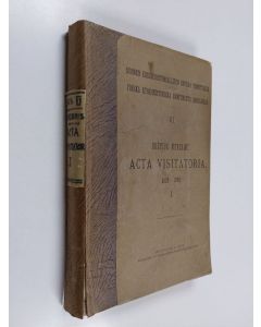 Kirjailijan Boëtius Murenius käytetty kirja Acta visitatoria 1637-1666 1
