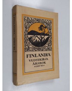 käytetty kirja Finlandia vuosikirja 1920-21 : årsbok